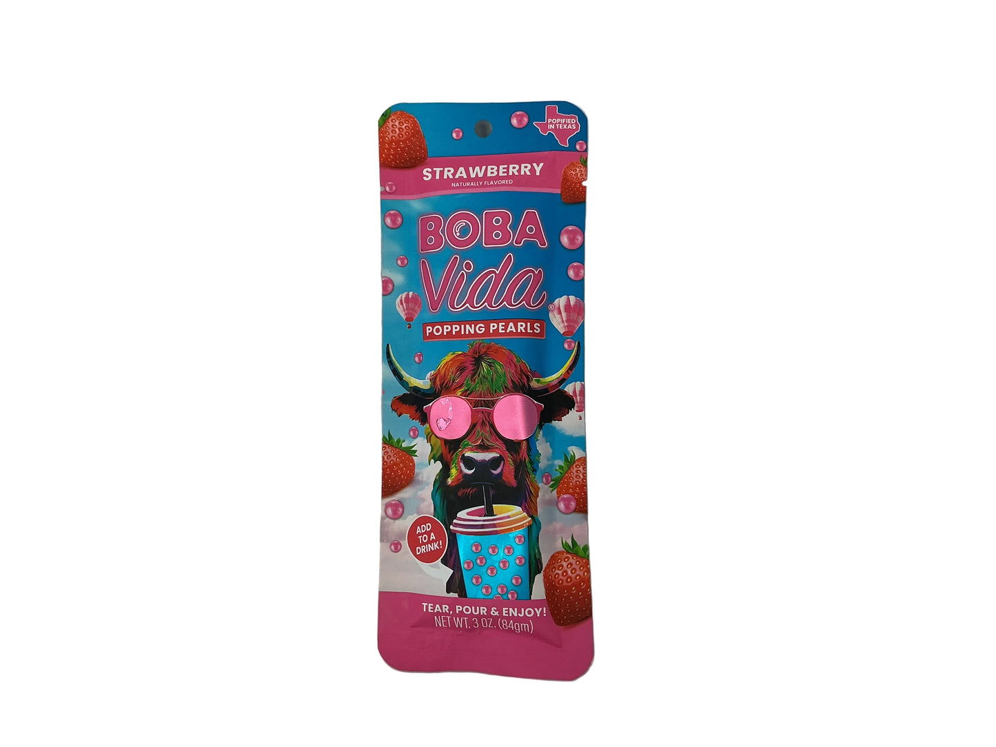 BobaVida Popping Boba Summer Strawberry