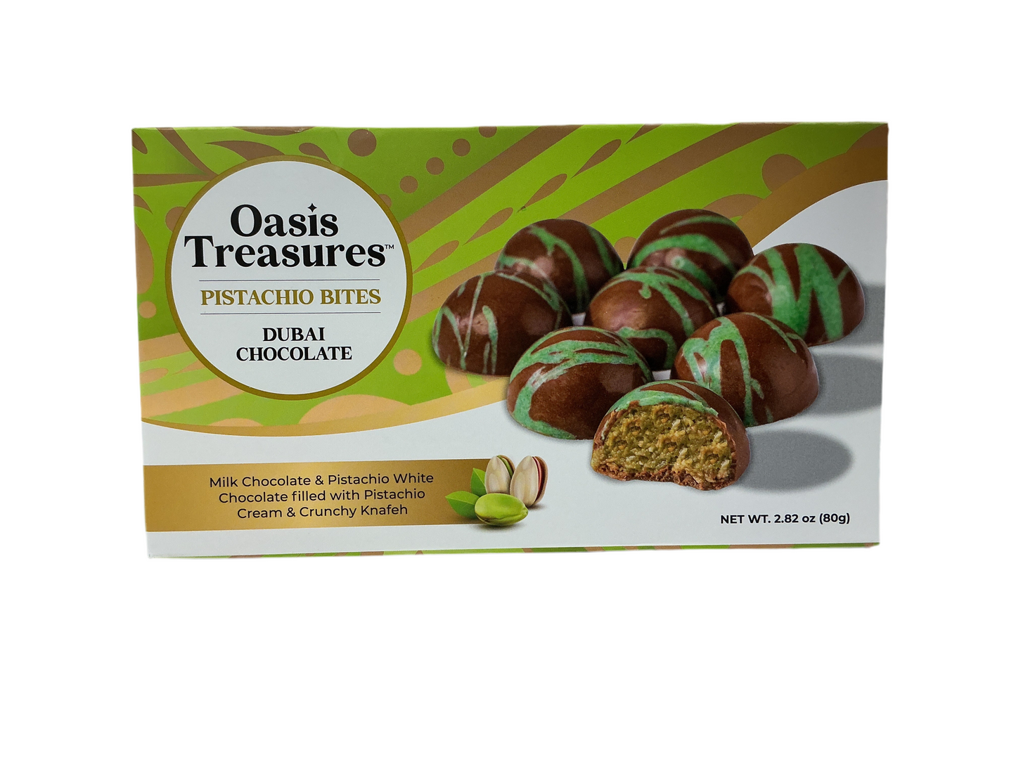 Oasis Treasures Pistachio Bites Dubai Chocolate