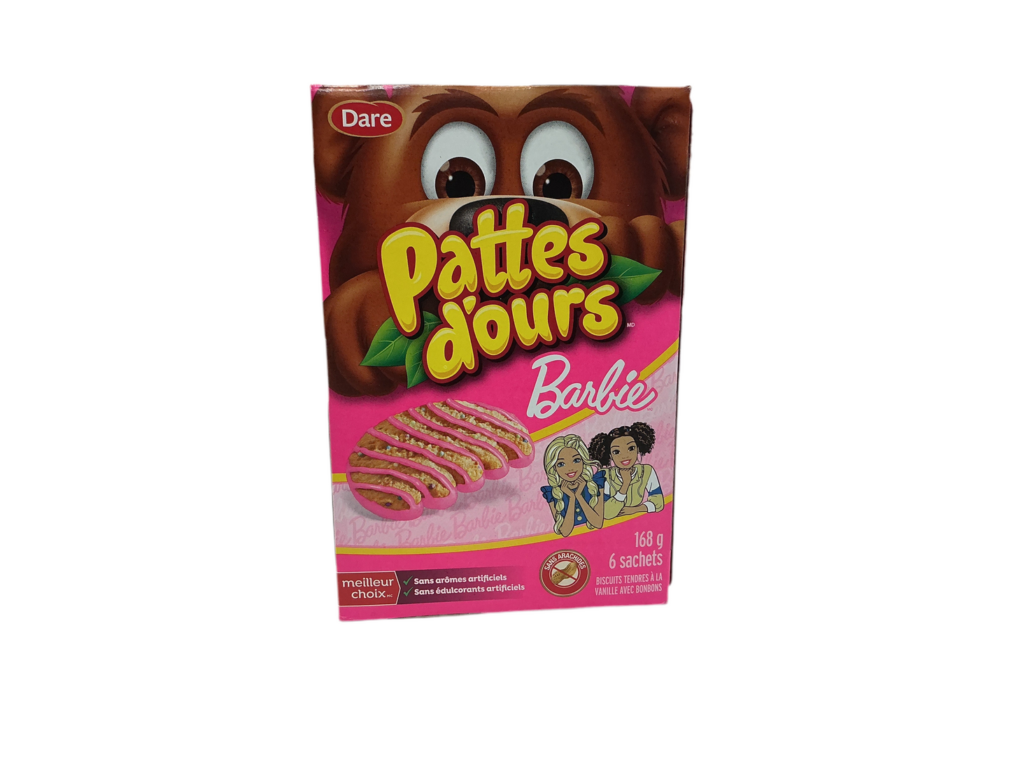 Dare Barbie bear paws cookies