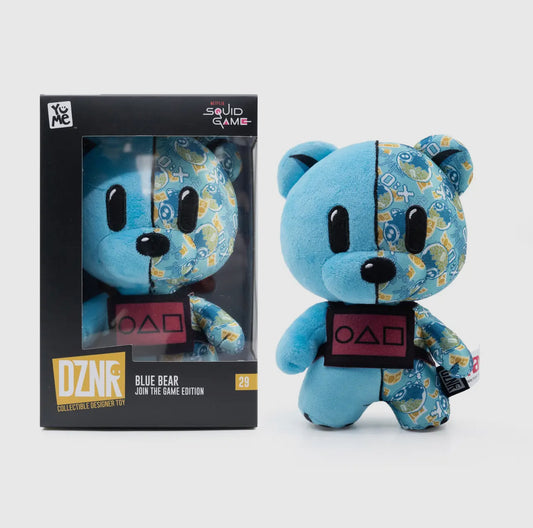 Squid Game Blue Bear Join the Game Edition DZNR 7-Inch Plush