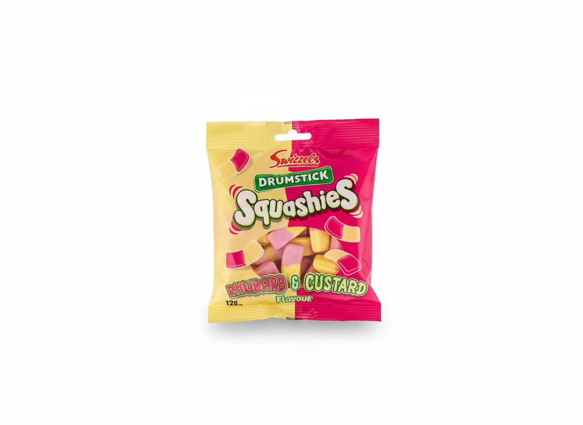 Squashies Drumstick Rhubarb & Custard (120g)