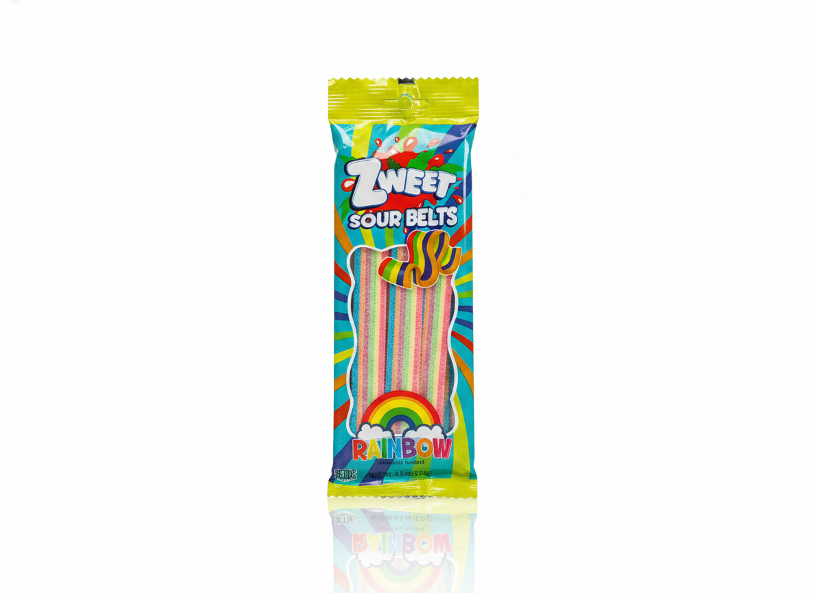 Zweet sour belts rainbow