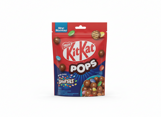 Kit Kat pop with smarties