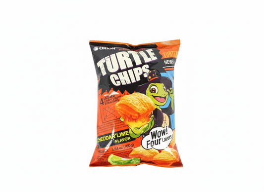 Turtle Chips Flamin' Lime Flavor