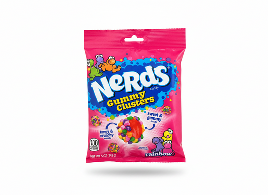 Nerds gummy clusters rainbow