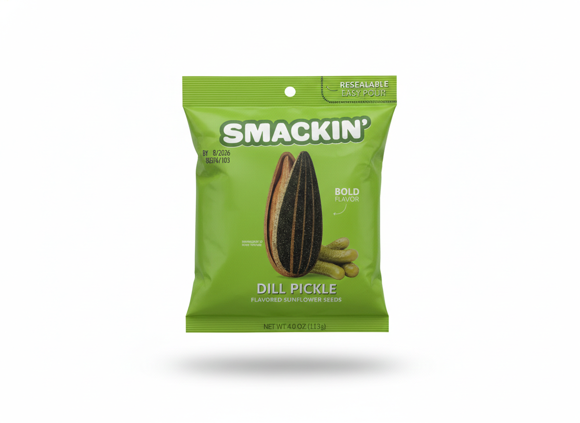 Smackin Dill Flavored Sunflower Seeds
