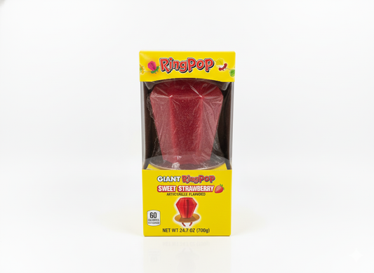 Giant Ring pop sweet strawberry