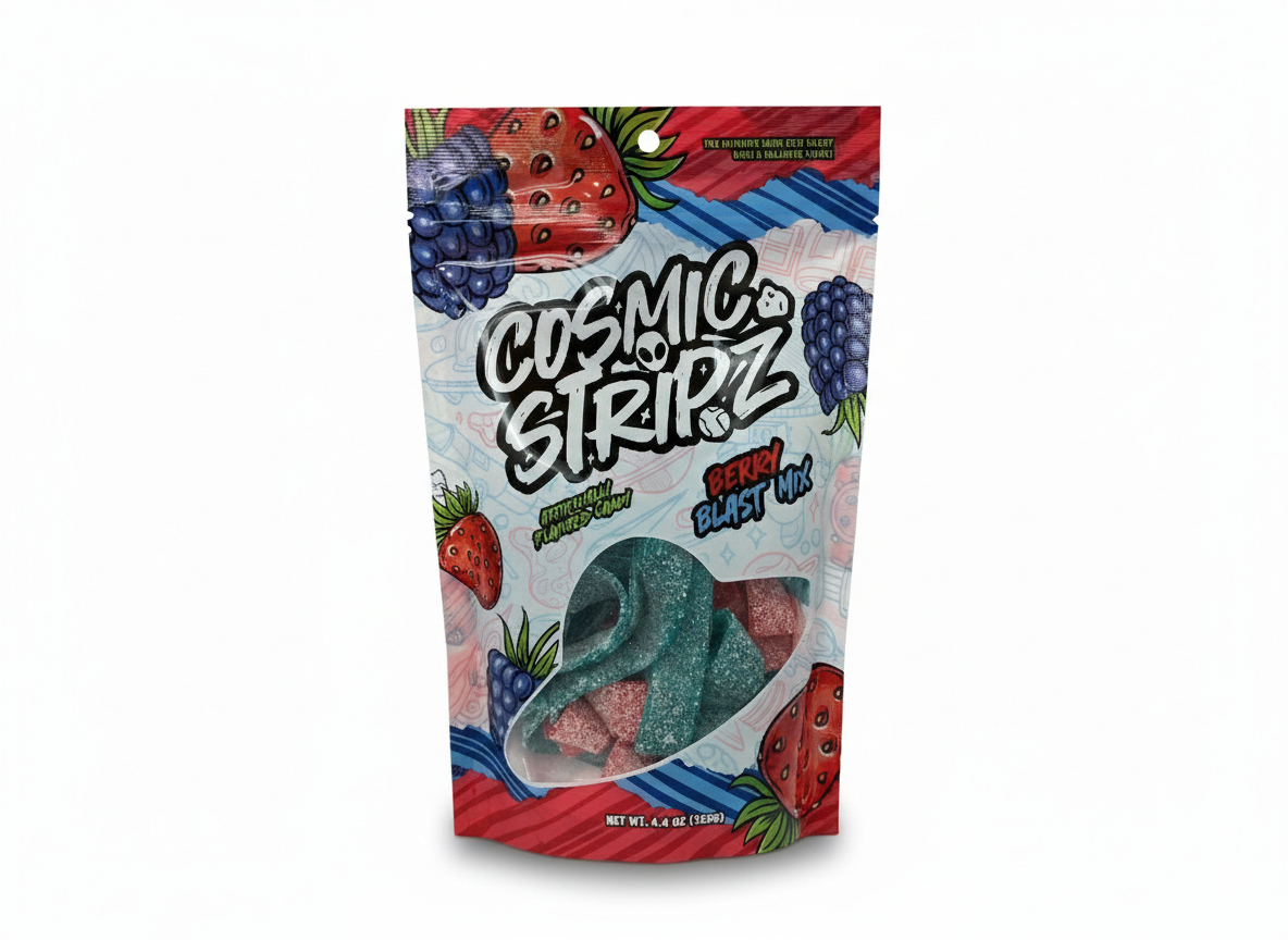 Cosmic stripz berry blast mix