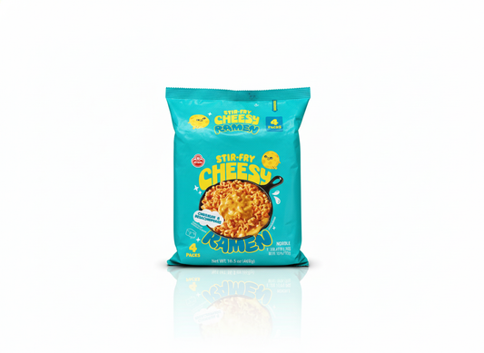 Stir fry cheesy ramen