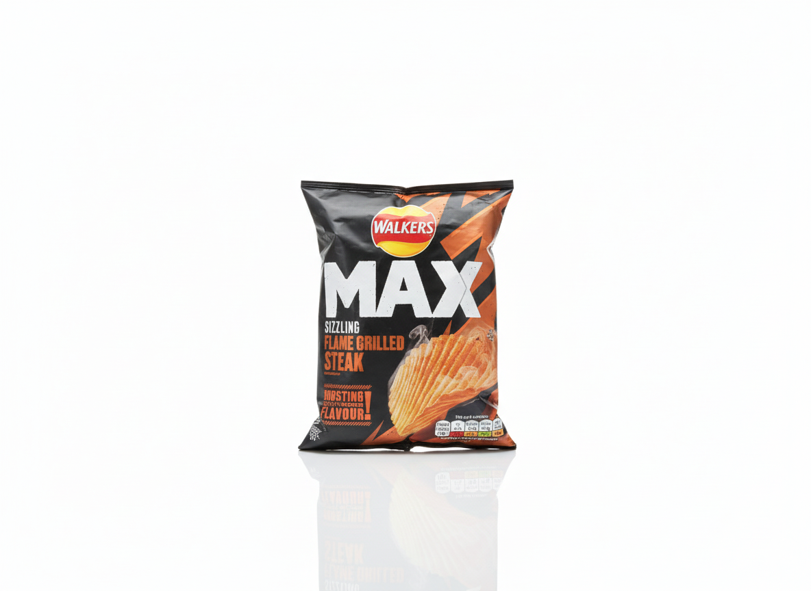 Walkers Max Sizzling Flame Grilled Steak