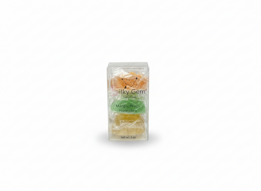Silky gem crystal candy mango,peach,honeydew