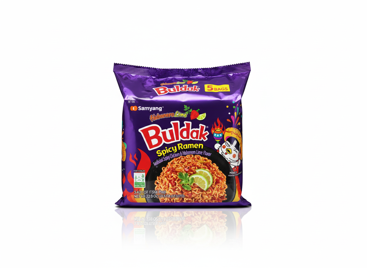 Buldak Habanero lime spicy ramen