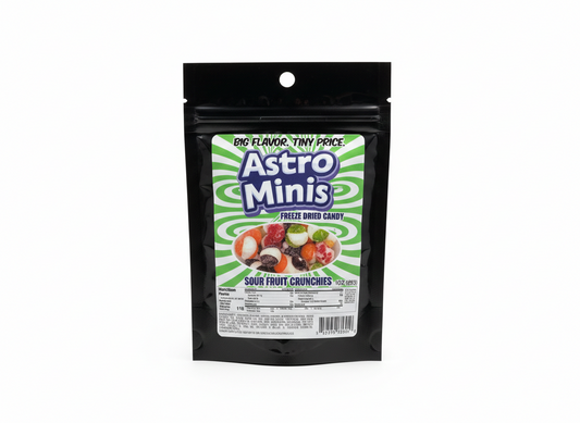 Astro minis sour fruit crunchies