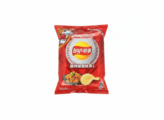 Lays grilled salt & pepper squid flavor