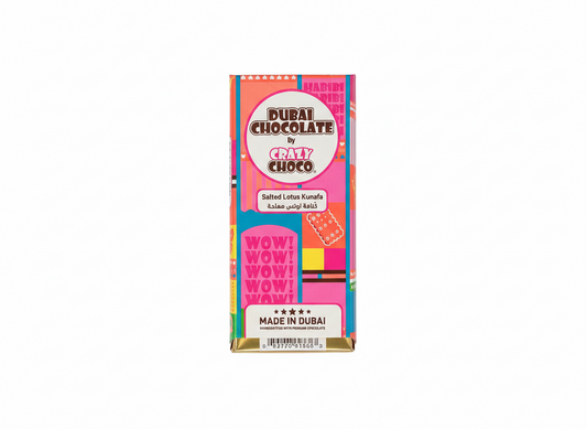 Dubai Chocolate by crazy choco Salted Lotus Kunafa