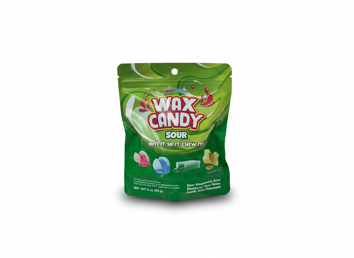 Wax candy sour