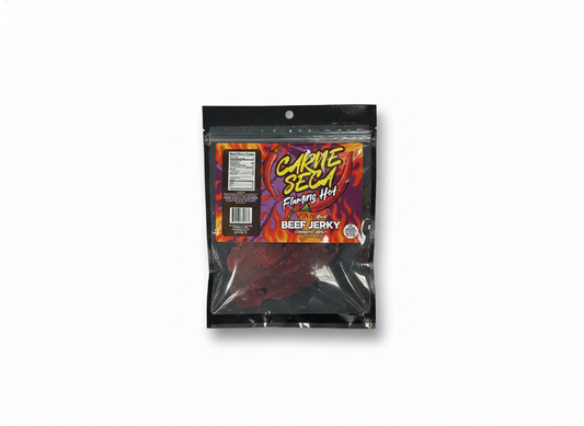 Carne seca flamin hot seca beef jerky