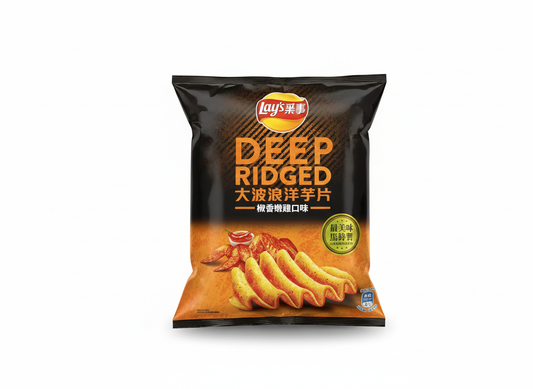 Lays Deep Ridged Pepper Chicken