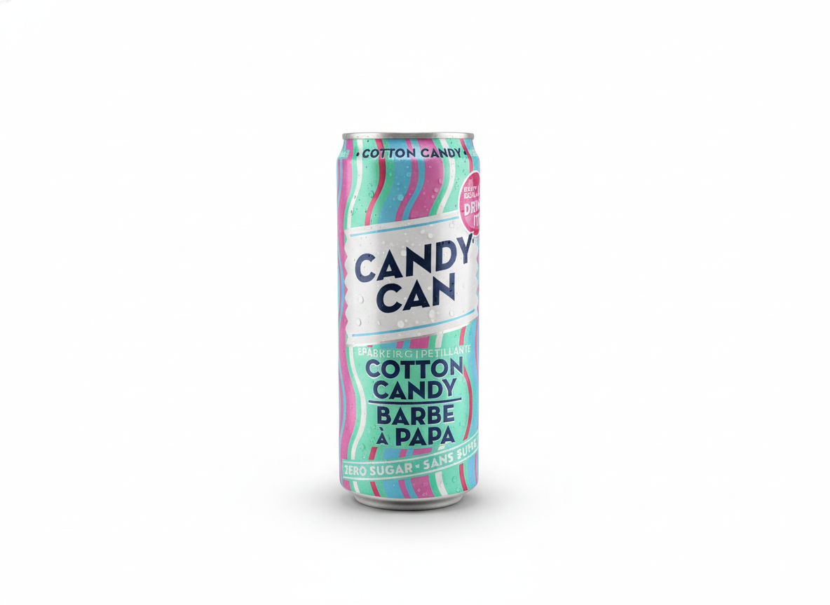 Candy can cotton candy zero sugar