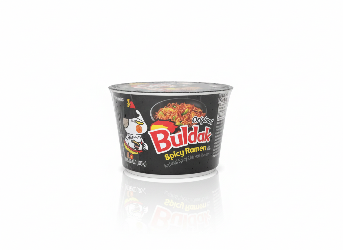 Buldak artificial spicy chicken flavor ramen (big bowl)