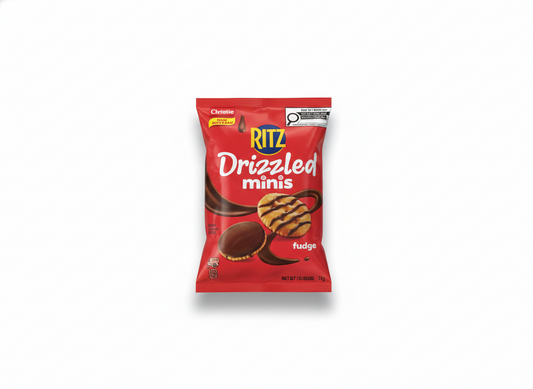 Ritz drizzled minis fudge