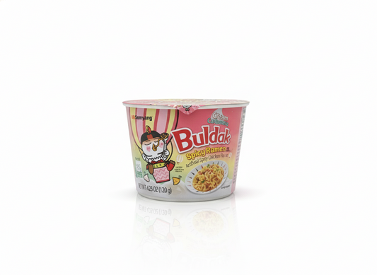 Buldak spicy chicken ramen cream carbonara