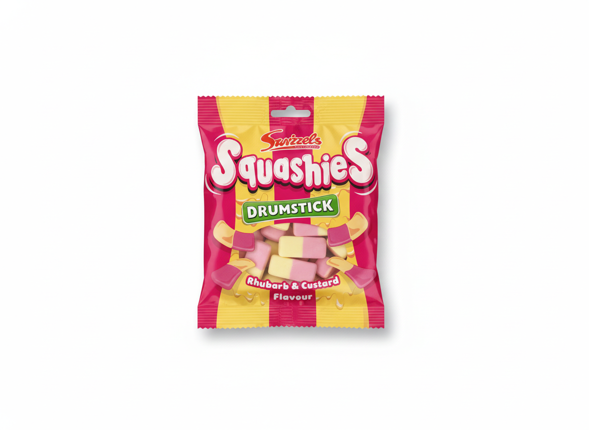 Squashies Rhubarb and Custard Flavor