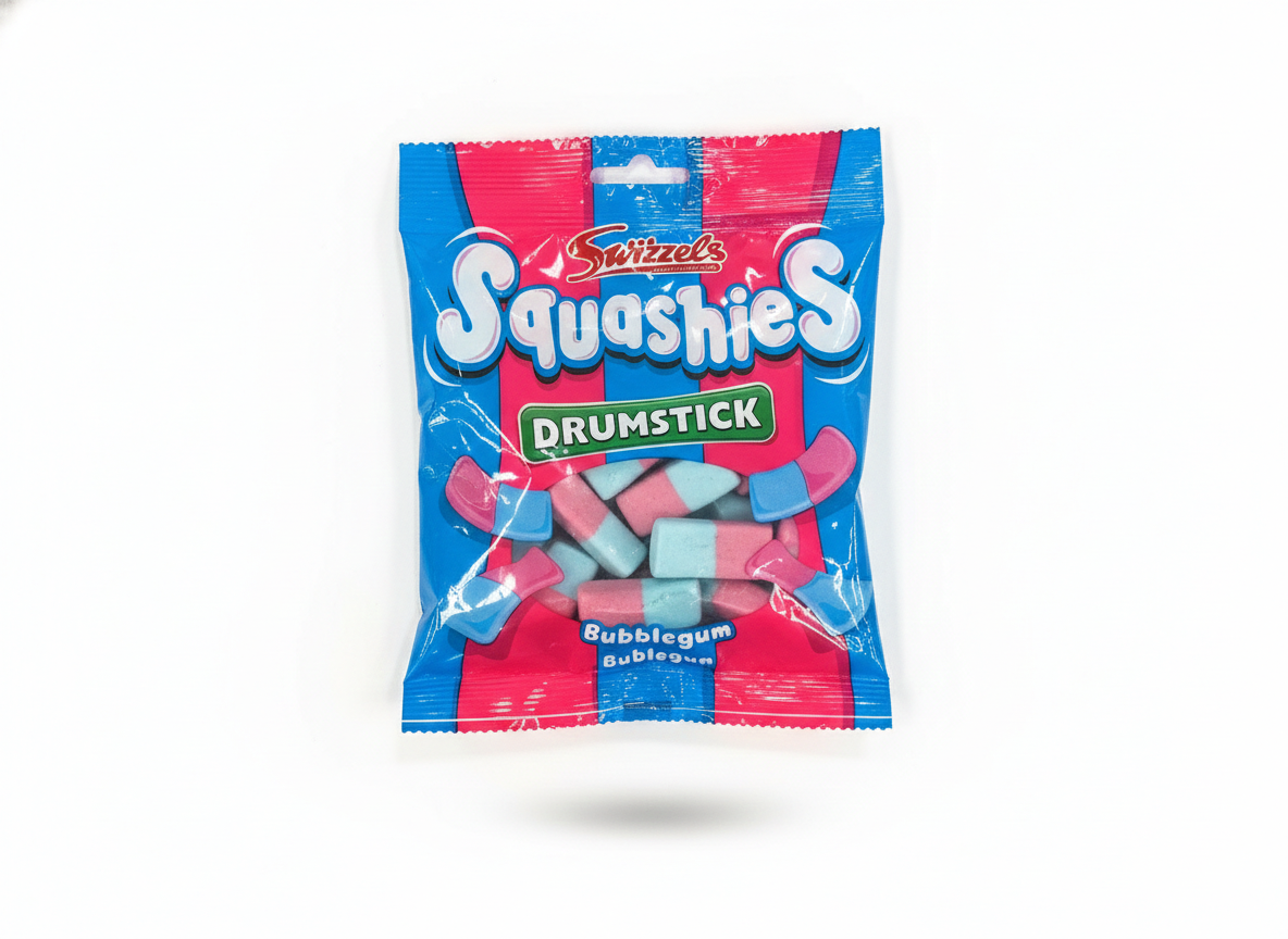 Squashies Drumstick  Bubble Gum flavor