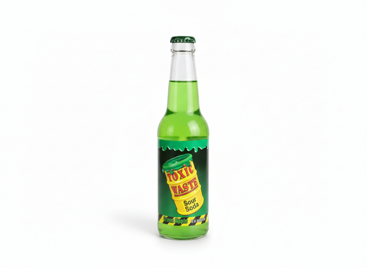 Toxic Waste Green Apple Soda