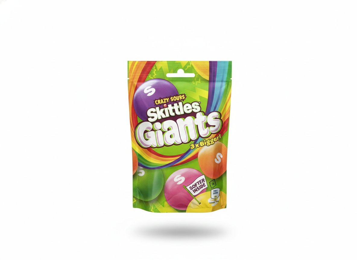 Skittles Giants Crazy Sours