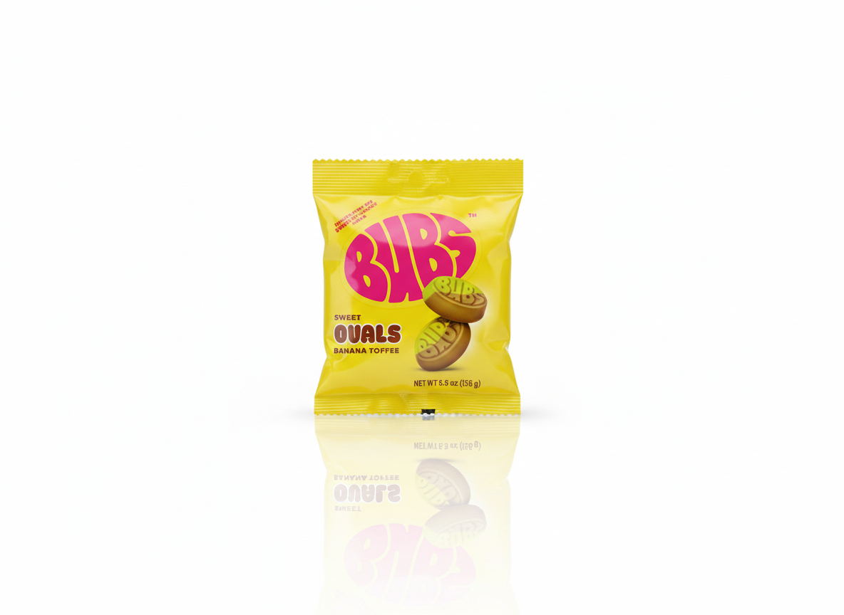 Bubs Sweet Ovals Banana Toffee
