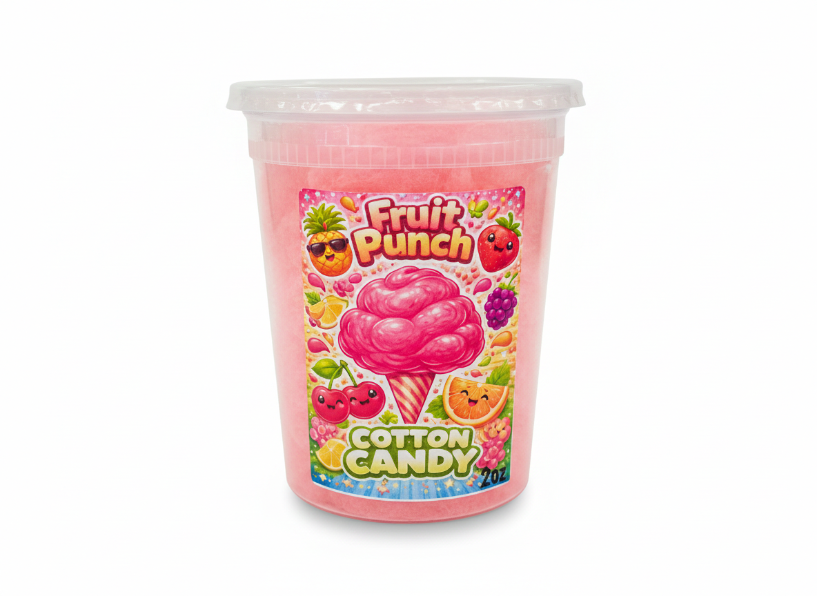 Cotton candy fruit punch