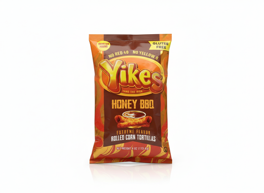 Yikes! Honey BBQ Rolled Corn Tortilla Chips