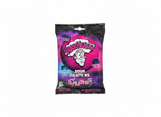Warheads Sour Galactic Mix Cubes