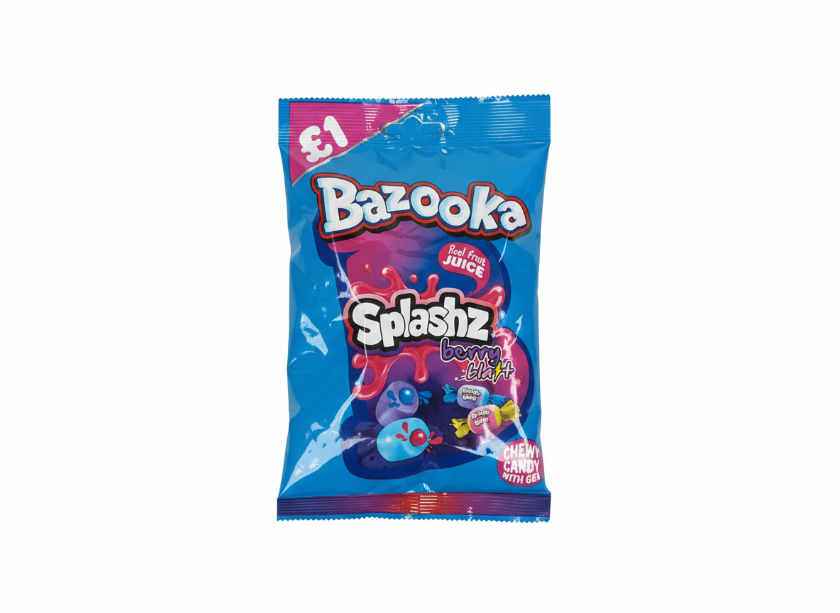 Bazooka Splashz Berry Blast