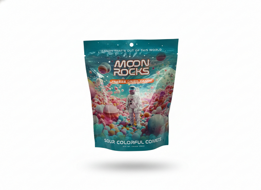 Moon Rocks Sour Colorful Comets