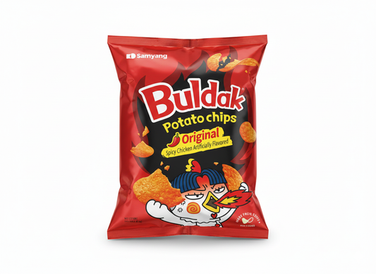 Buldak potato chips
