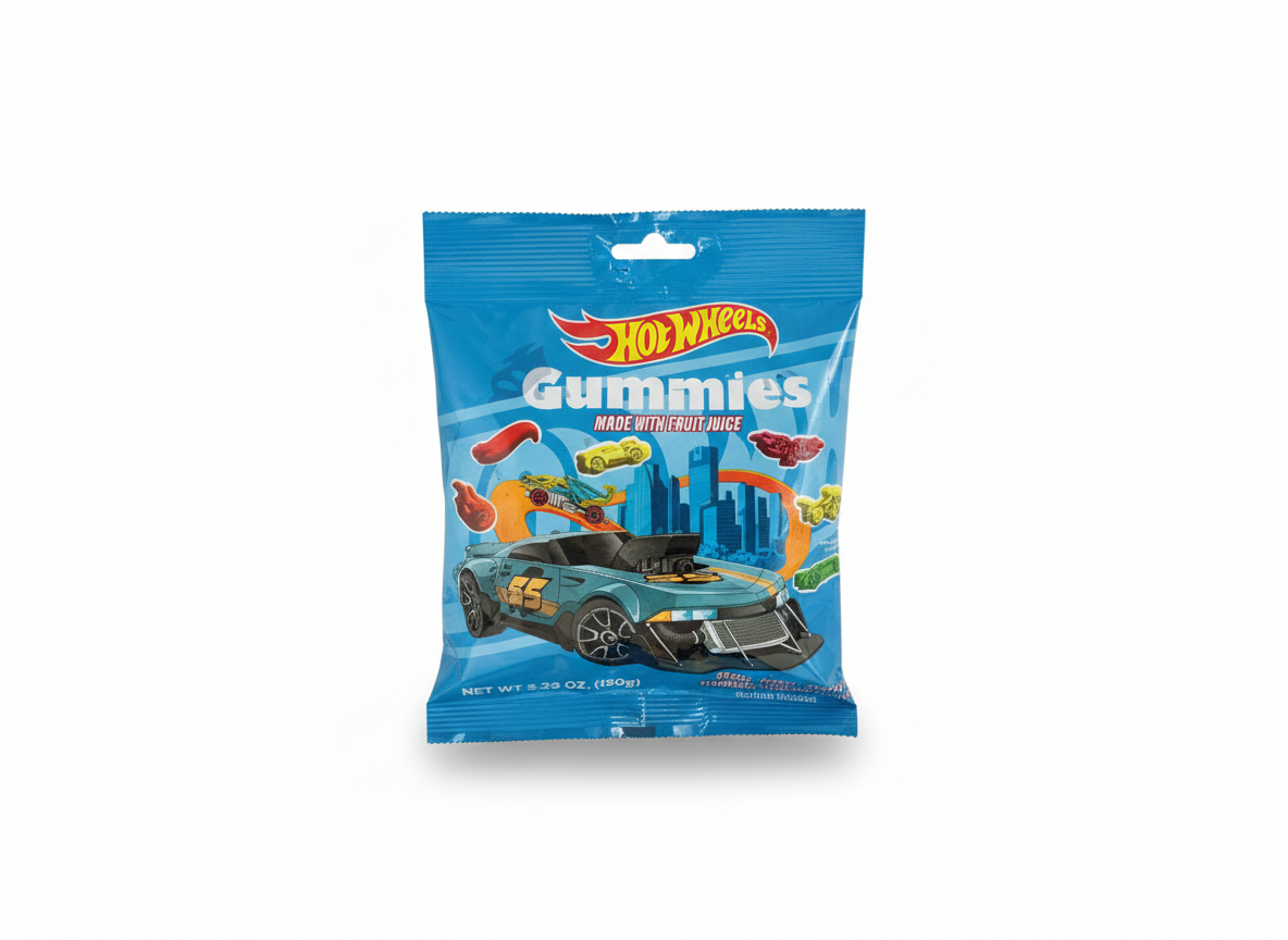 Hot Wheels Shaped Gummies