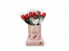 Chocolate red foiled roses