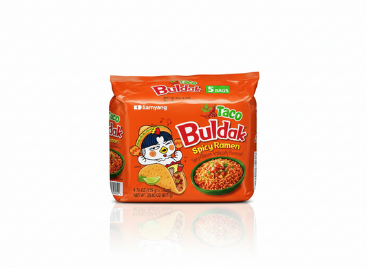 Buldak spicy ramen taco flavor