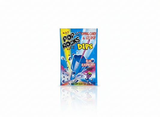 Pop rock blue berry popping dips