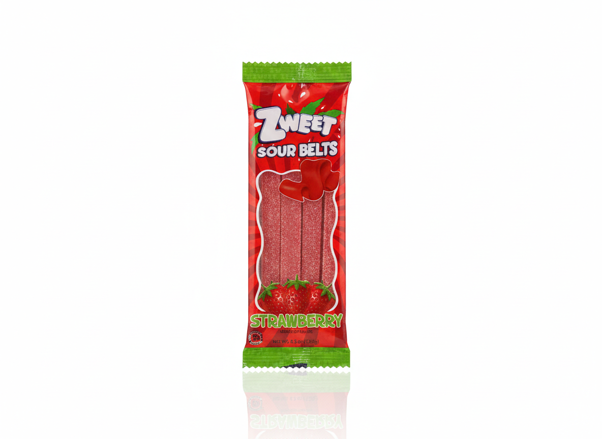 Zweet sour belts strawberry