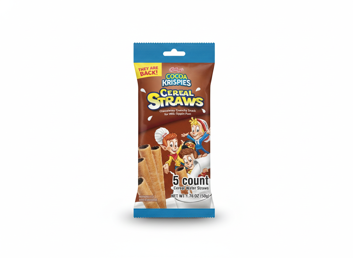 Cocoa Krispies Cereal Straws