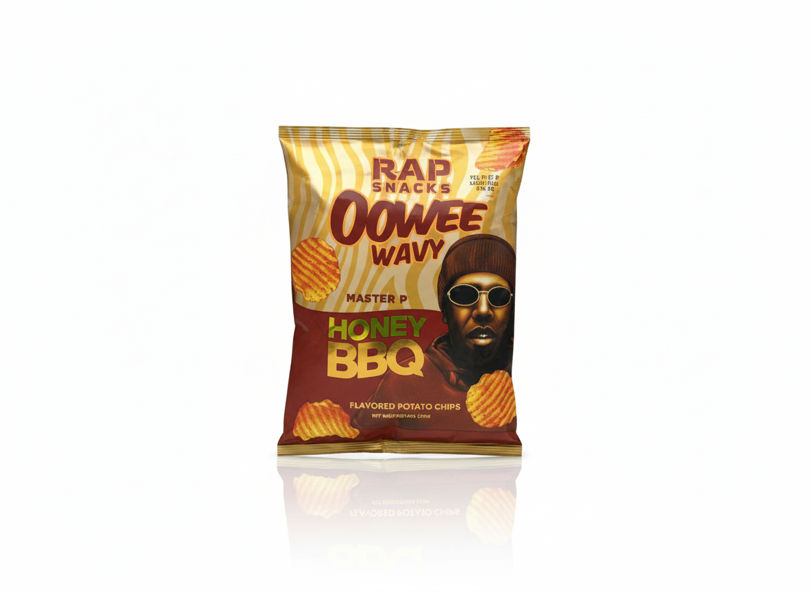 Rap Snacks Oowee Wavy Honey BBQ