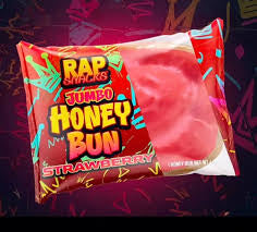 Rap Snacks honey bun Strawberry