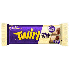 Twirl White Dipped