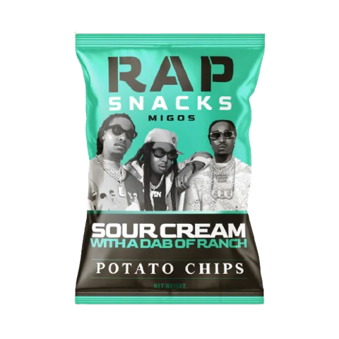 Rap Snacks Migos Sour Cream With A Dab Of Ranch