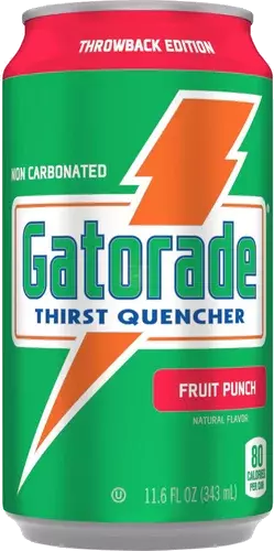 Gatorade non carbonated fruit punch