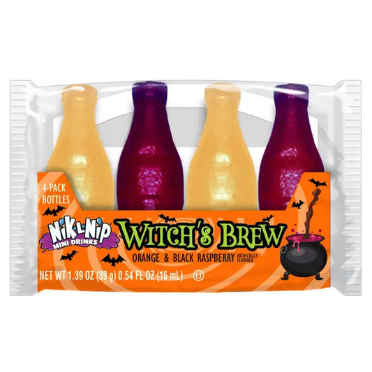NikLNip Witch’s Brew Orange & Black Raspberry 4 pack