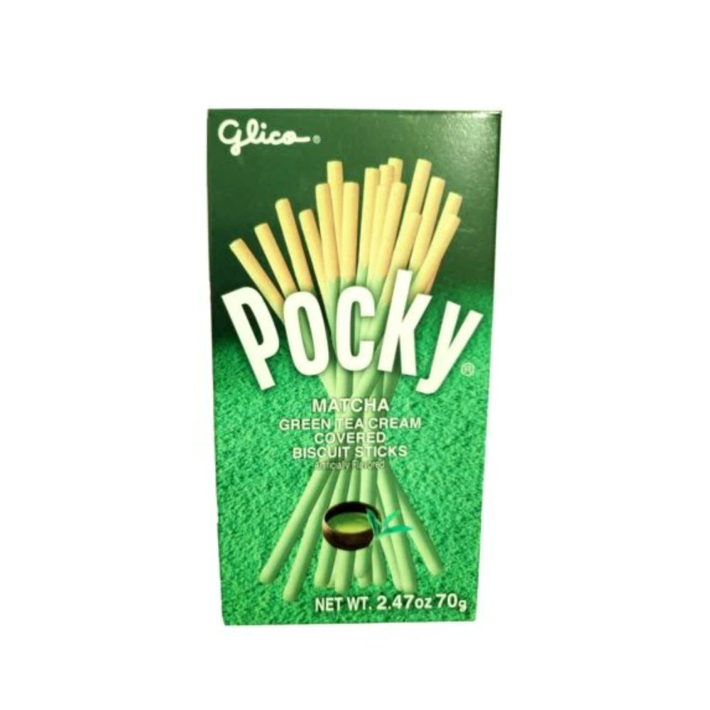 Glico Pocky Matcha Green Tea Covered Biscuit Sticks